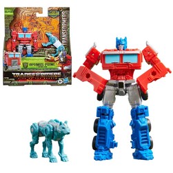 Transformers Rise of the Beasts Weaponizer 2-pack actionfigurer - Optimus Prime og Chainclaw   - Salg