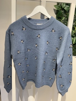 Josie knit pullover Faded Denim - Kaffe Clothing