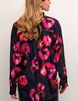 Kaffe Kalouisa skjortebluse Syn-dried Flower Print - Kaffe Clothing