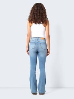 Sallie High Waist Flared Jeans  LIGHT BLUE DENIM - Noisy May
