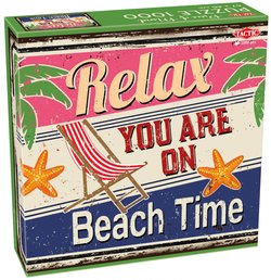 Puslespill Relax you are on beach time 1000b Relax you are on beach time - Tactic