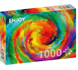 Enjoy puslespill 1000 Colorful Gradient Swirl - levering i Mai 1000 biter - Enjoy puzzle