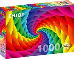 Enjoy puslespill 1000 Gradient Rainbow Swirl - levering i Mai 1000 biter - Enjoy puzzle