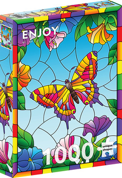 Enjoy puslespill 1000 Crystal Butterfly - levering i Mai 1000 biter - Enjoy puzzle