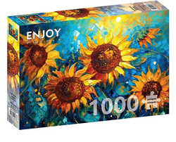 Enjoy puslespill 1000 Sunflowers Reunion - levering i Mai 1000 biter - Enjoy puzzle