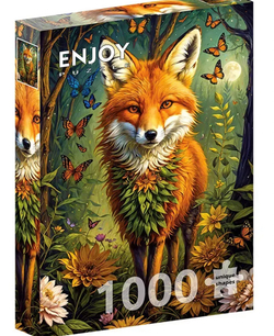 Enjoy puslespill 1000 Enchanted Fox - levering i Mai 1000 biter - Enjoy puzzle