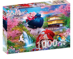 Enjoy puslespill 1000 Geisha Garden - levering i Mai 1000 biter - Enjoy puzzle