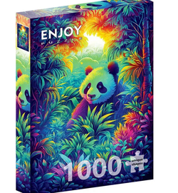 Enjoy puslespill 1000 Panda Corner - levering i Mai 1000 biter - Enjoy puzzle