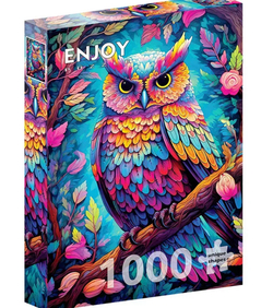 Enjoy puslespill 1000 Dazzling Owl - levering i Mai 1000 biter - Enjoy puzzle