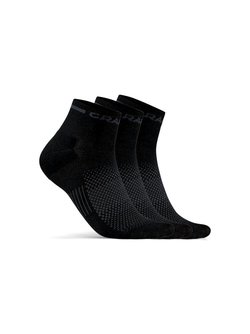 Craft Core Dry mid sock 3-pk Black - Craft