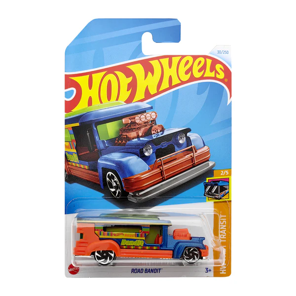 Hot Wheels 1:64 - Road Bandit - HW Fast Transit Road Bandit - Hot Wheels