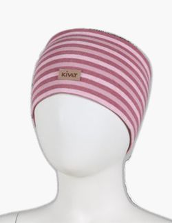 Pannebånd striper rosa Rosa striper - Kivat
