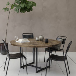 Spisebord Kant D140 cm House Doctor Mørk - House Doctor