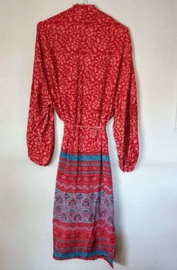 Pocket Long Silk Kimono