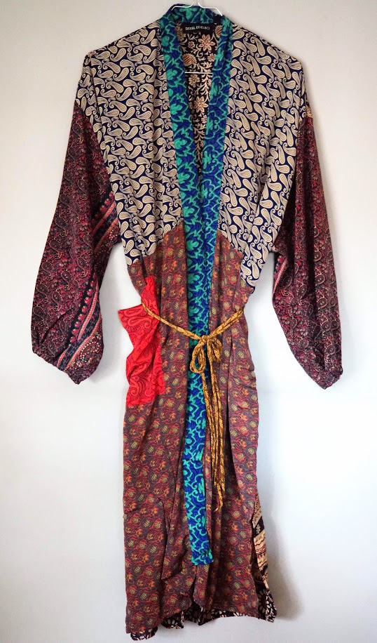 Pocket Long Silk Kimono