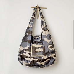 Handlenett Camo grey - JustB.eco