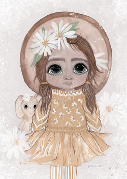 Poppy - Flowergirl - By Christine Hoel Poppy - Flowergirl - A4 - By Christine Hoel