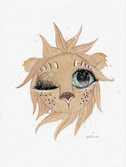 Lion - By Christine Hoel Lion - 30x40 - By Christine Hoel