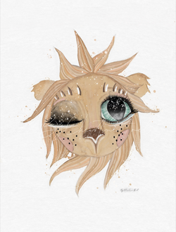 Lion - By Christine Hoel Lion - A4 - By Christine Hoel