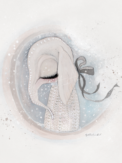 By Christine Hoel - Elphie - Limited Edition Elphie - 30x40 cm - By Christine Hoel