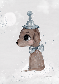 By Christine Hoel - Doug - Limited Edition Doug - 10x15 cm - By Christine Hoel