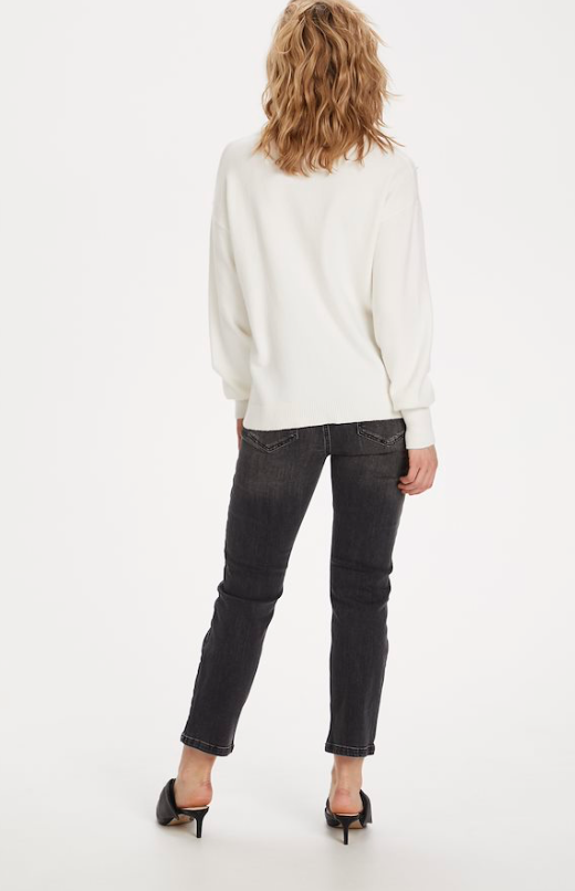 KAFFE - STRIKKET PULLOVER