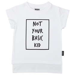 Not your basic kid t-skjorte  Hvit - Cribstar