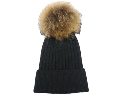 Ull lue med dusk  Svart - Guttogpike