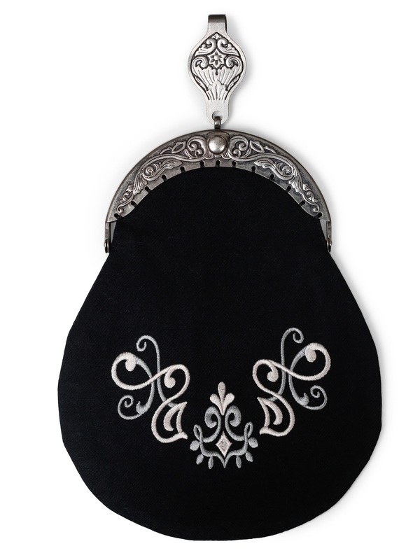 GRÅ PASCAL FESTDRAKT MED KOMPLETT SØLVBELTE OG BUNADSVESKE