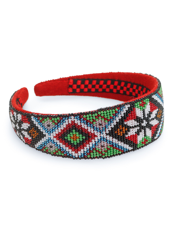 PASCAL BUNADSHÅRBØYLE HARDANGER PERLER