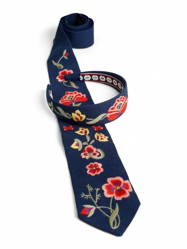 PASCAL BUNADSLIPS OG BUNADSHÅRBØYLE GRAFFER BLÅ