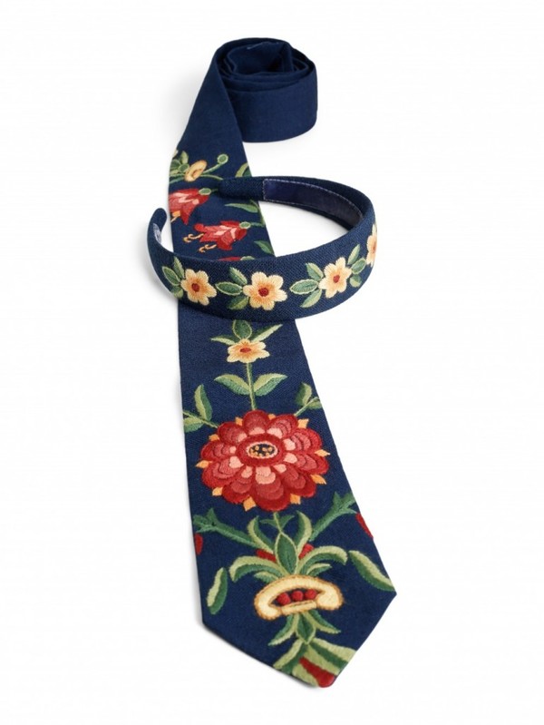 PASCAL BUNADSLIPS OG BUNADSHÅRBØYLE LØKEN BLÅ