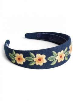 PASCAL BUNADSLIPS OG BUNADSHÅRBØYLE LØKEN BLÅ