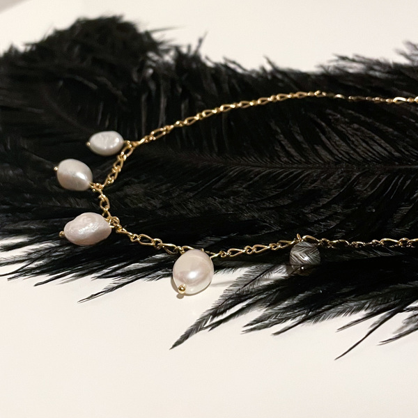 ELMA PEARL DROP HALSSMYKKE