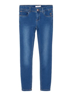 Polly Hayers Swe Pant Medium Blue denim - Name It