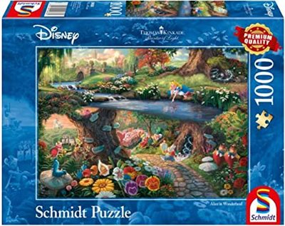 Schmidt puslespel 1000 Disney Alice in Wonderland   Alice in Wonderland - Schmidt