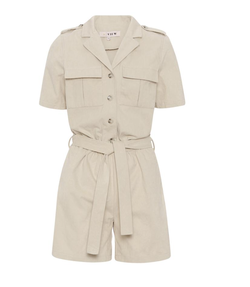 Signe utility boilersuit  Beige - A-view