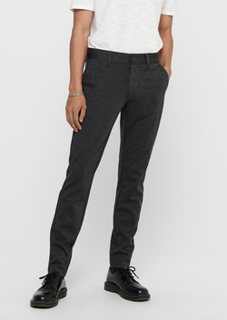 Mark Pant Dark Grey Melange  - Only and sons