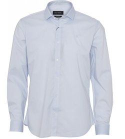 London stretch nano shirt Lyseblå - Clean cut 