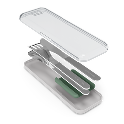 MB - Bestikk, Slim Box Green natural - Monbento