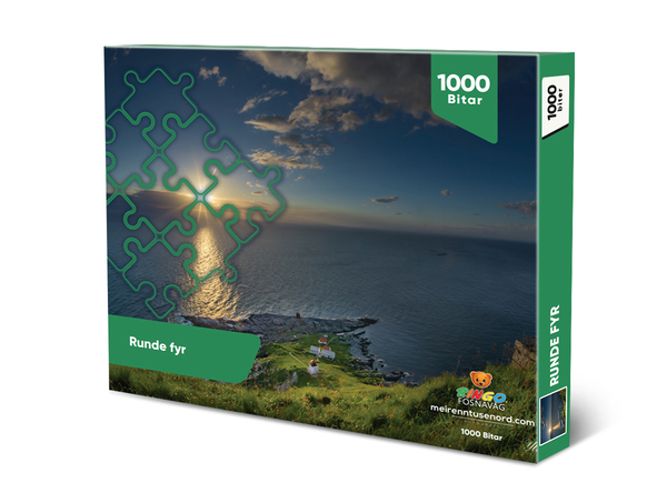 Lokalt puslespel Runde Fyr 1000 bitar 