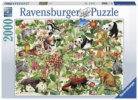 Ravensburger puslespel 2000 Jungelen
