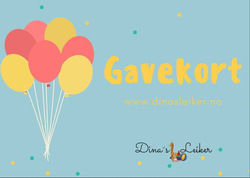 Gavekort Dina’s Leiker 300kr Gavekort 300kr - Gavekort