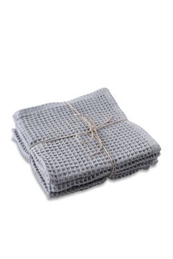servietter i bomull 4pk  grå - Stuff Design