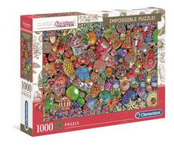 Clementoni puslespel 1000 Impossible puzzle Jolly Christmas 1000 bitar - 100kr