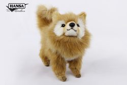 Pomeranian Hund 23cm.H Brun - Hansa toy