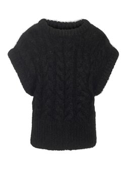 Ella & Il Lama Chunky Vest Black - Ella&il