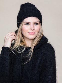 Ella & Il Silje Mohair Hat  black - Ella&il