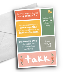 Takk for en god jobb Hvit - Happystar