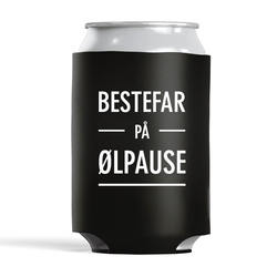 Bokskjøler Titler 'på ølpause' 10cm høyde Bestefar  på ølpause - Happystar